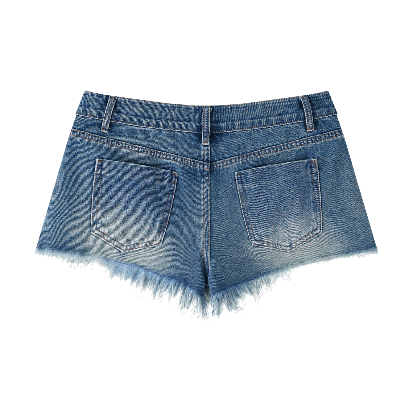 Pink Stitch Women Denim Shorts