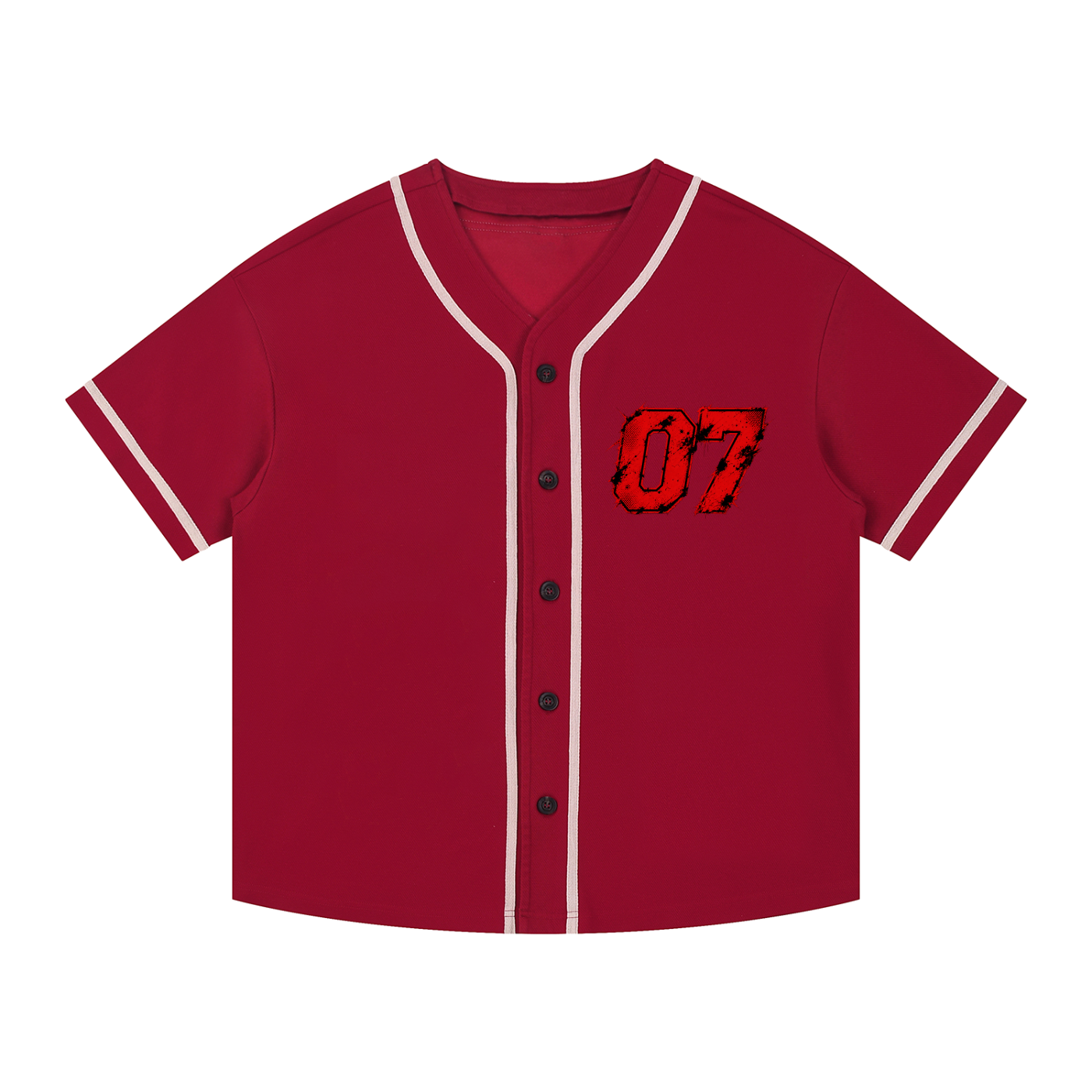 07 Jah Piped Button-Up Jersey