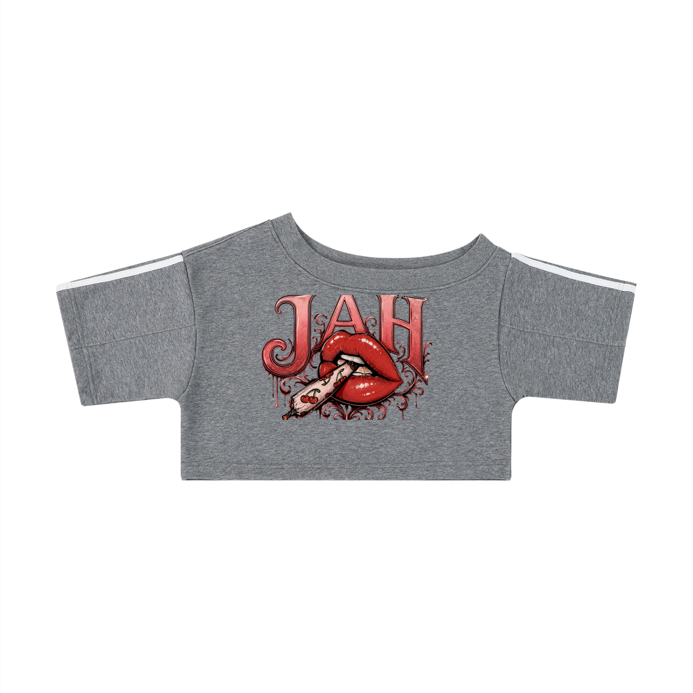 Women's Off-the-Shoulder JAH Crop T-Shirt