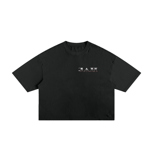 JAH  Frayed Boxy Tee