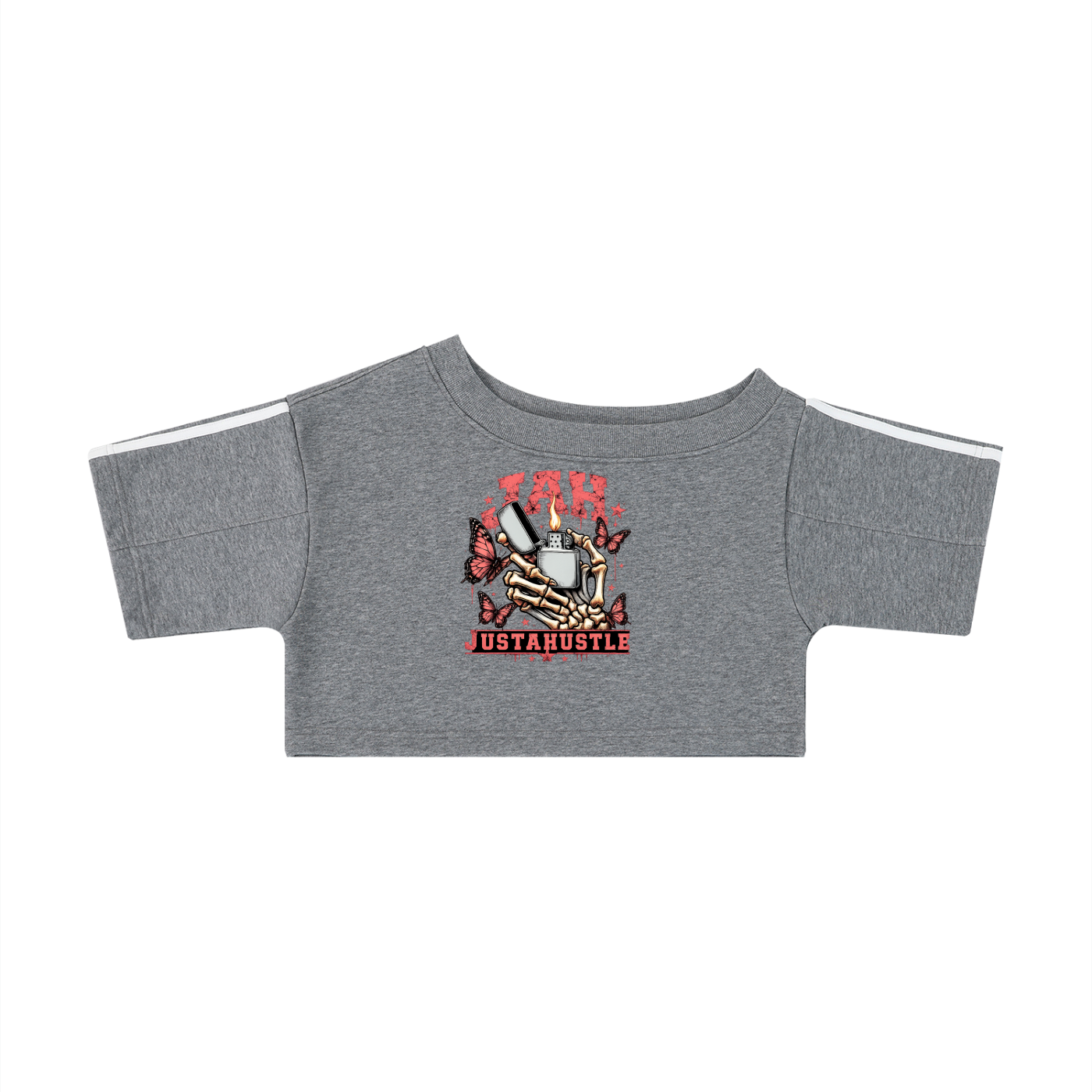 Women's Off-the-Shoulder JAH  Crop T-Shirt