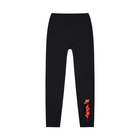JAH FLAME High-Waisted Yoga Leggings