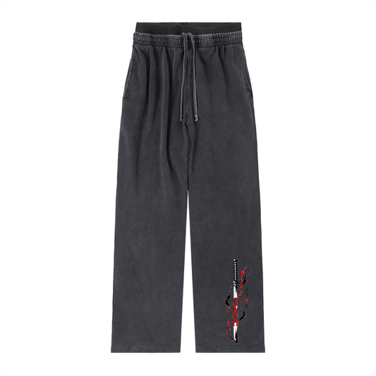 Night blade Vintage Washed Waist Pants