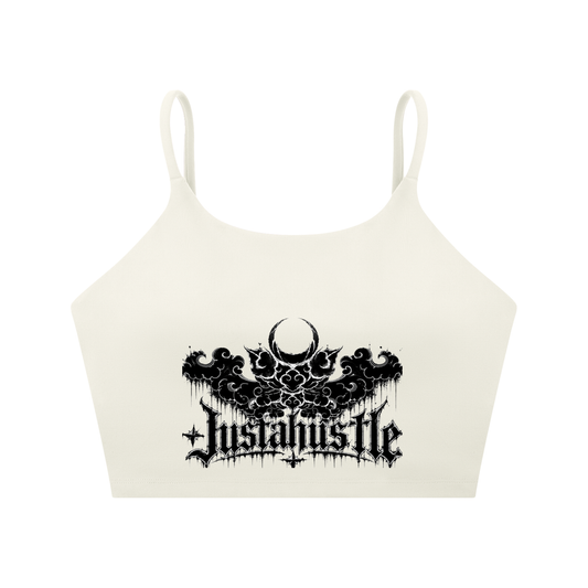 Midnight Ambition Spaghetti Strap Yoga Sports Bra