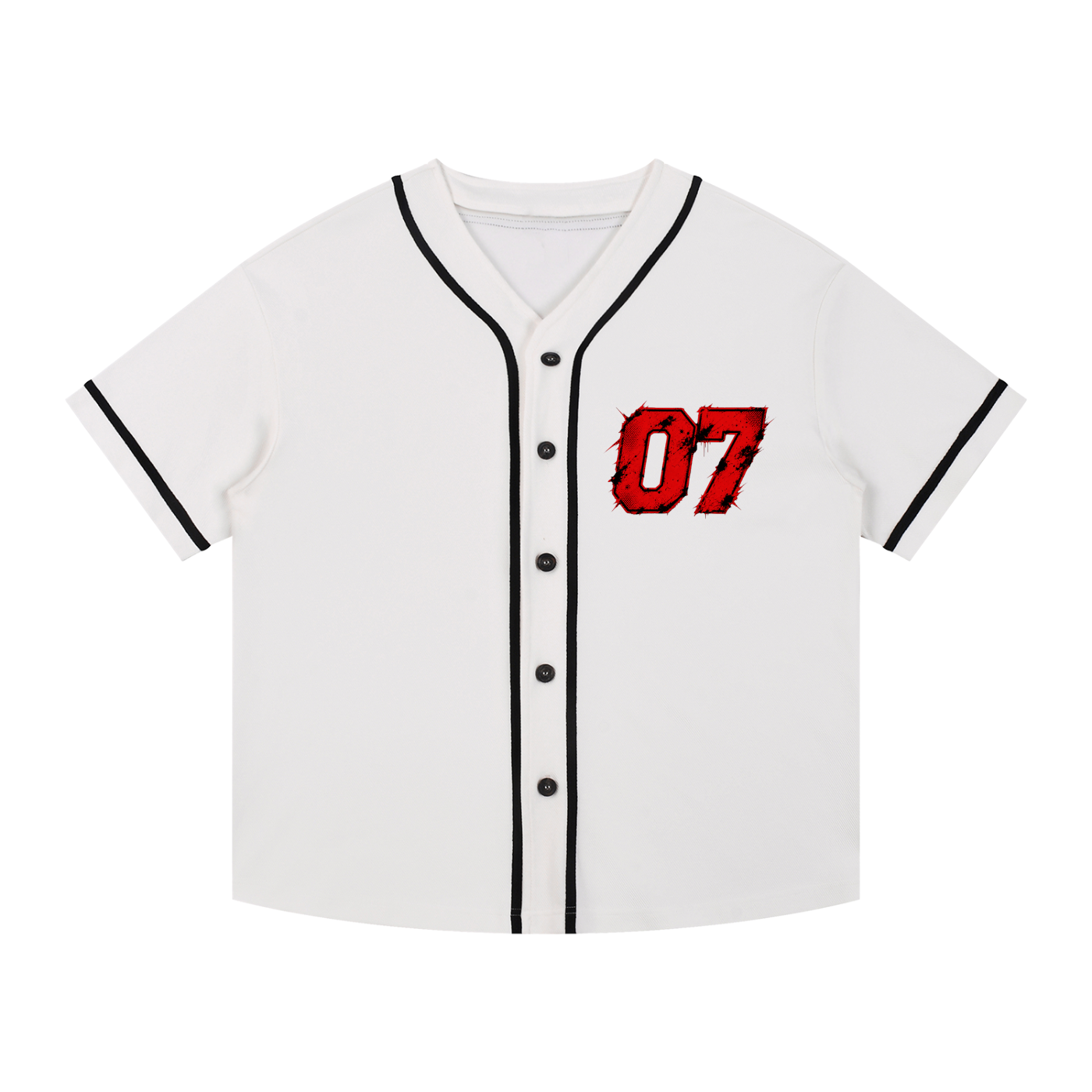 07 Jah Piped Button-Up Jersey