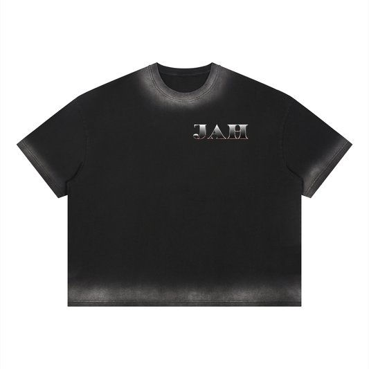 Ying Yang Boxy Sunfade Vintage Wash T-Shirt