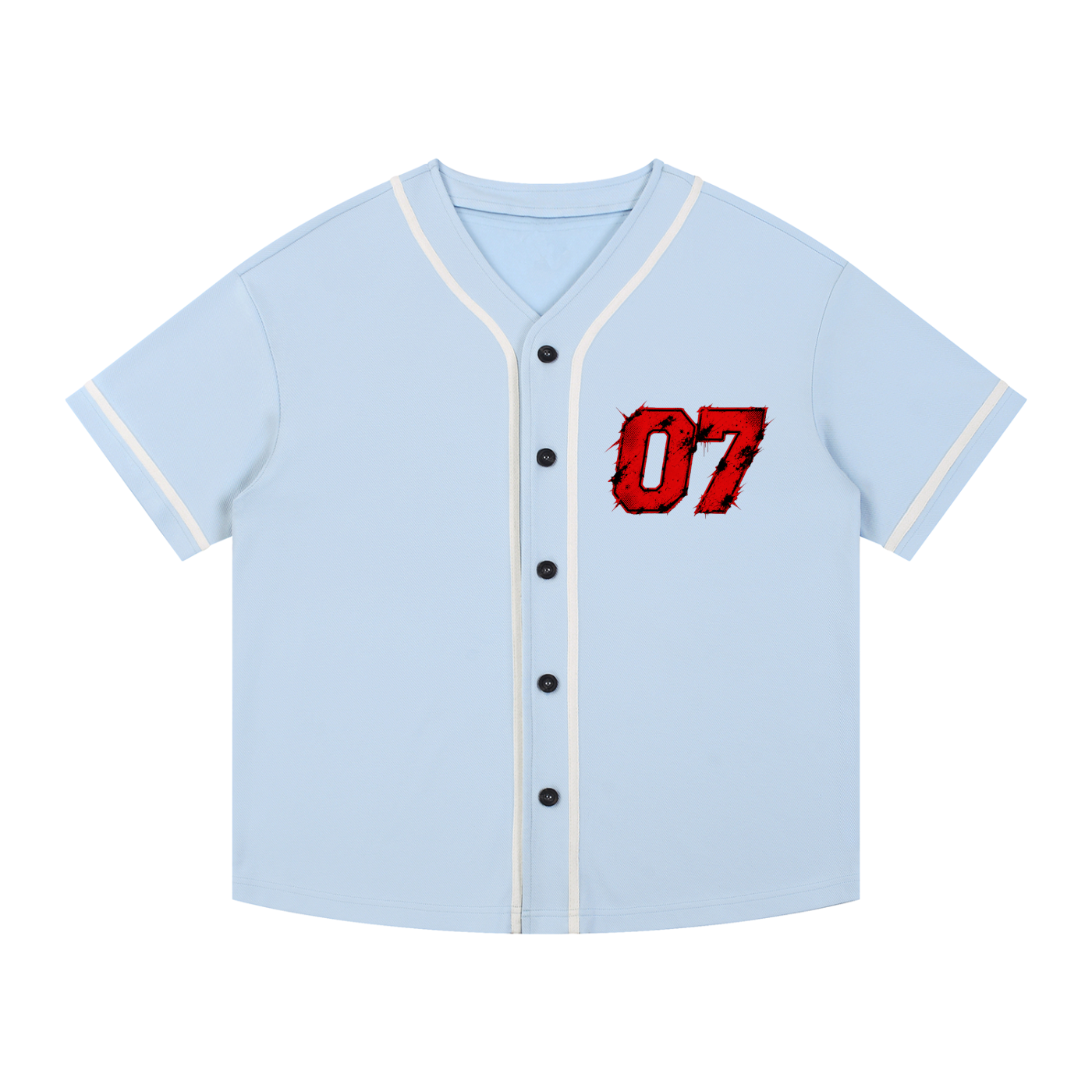 07 Jah Piped Button-Up Jersey
