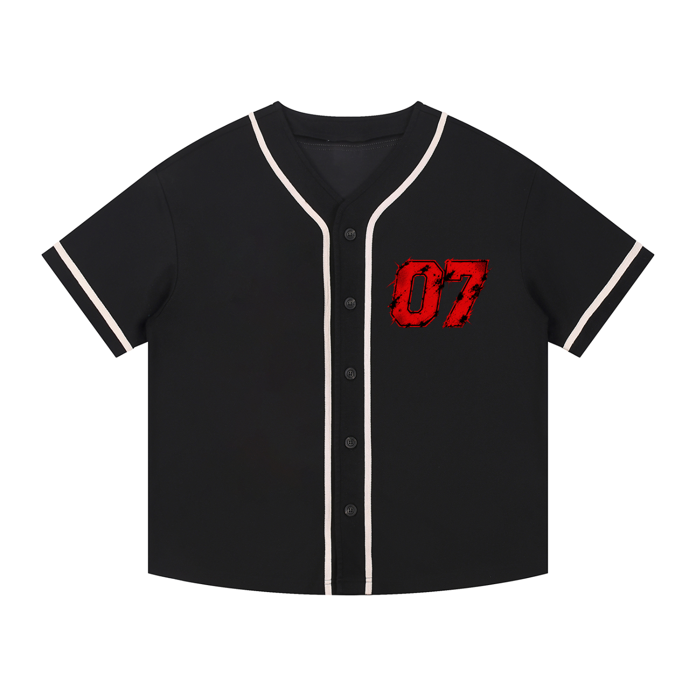 07 Jah Piped Button-Up Jersey