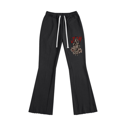 Fray & Bloom Flared Sweatpants