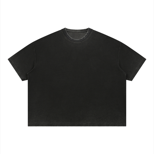 Jah Snake Vintage Wash Sunfade Boxy Waffle T-Shirt