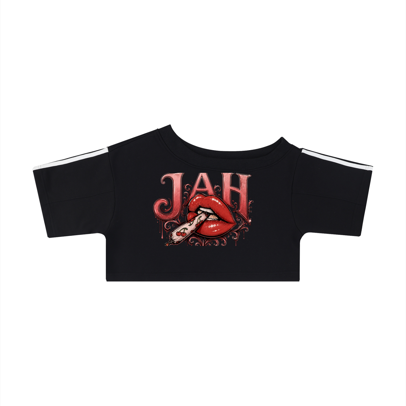 Women's Off-the-Shoulder JAH Crop T-Shirt